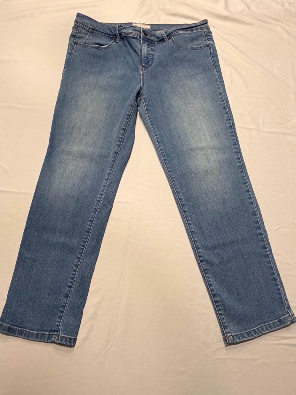 Free People Blue Denim Skinny Jeans Medium Wash Size 31 Style #61855-16515125